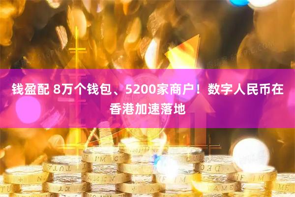 钱盈配 8万个钱包、5200家商户！数字人民币在香港加速落地